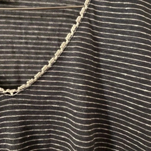Sundance Mariner Journey Striped Linen Top - Picture 3 of 6